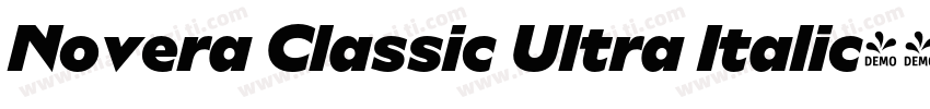 Novera Classic Ultra Italic字体转换